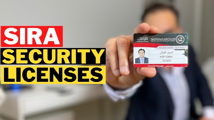Security License from SIRA